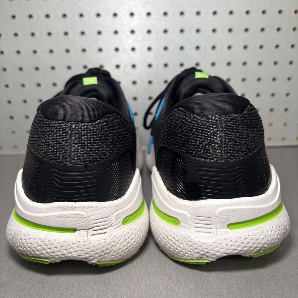 Brooks Ghost Max Running Shoes Mens Size 14 D Black Blue Green Sneakers - Picture 4 of 14